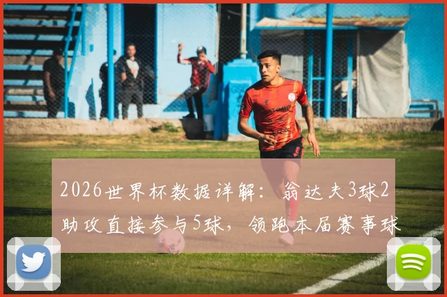 2026世界杯数据详解：翁达夫3球2助攻直接参与5球，领跑本届赛事球员参与进球榜
